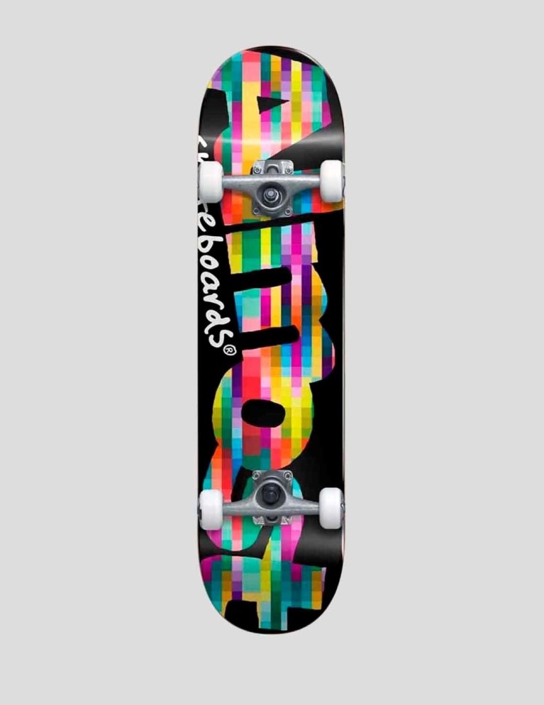 Skate completo ALMOST pixel push resina 7.75 "multi